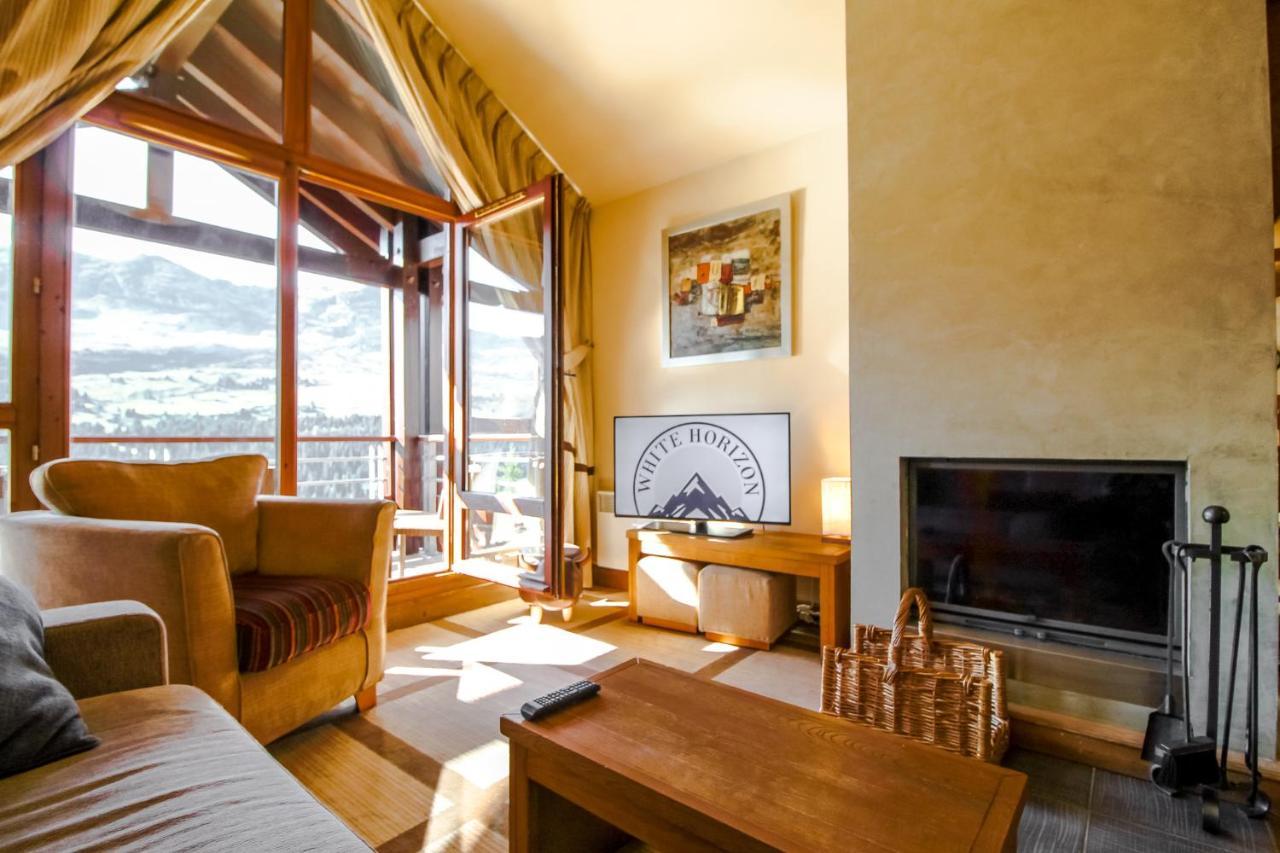 Exceptional 3 Bed Penthouse With Fireplace And Stunning Views Flaine Kültér fotó