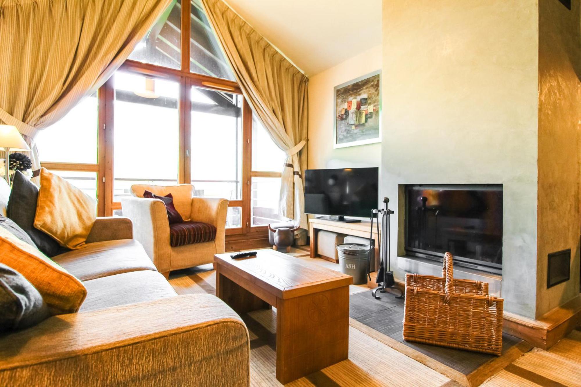 Exceptional 3 Bed Penthouse With Fireplace And Stunning Views Flaine Kültér fotó