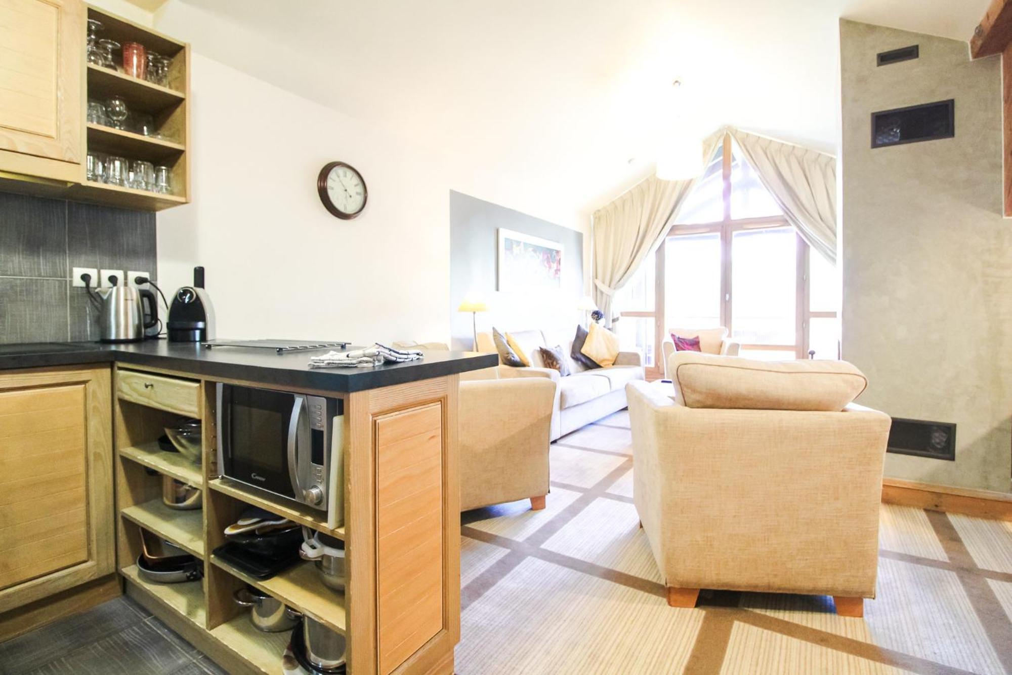Exceptional 3 Bed Penthouse With Fireplace And Stunning Views Flaine Kültér fotó