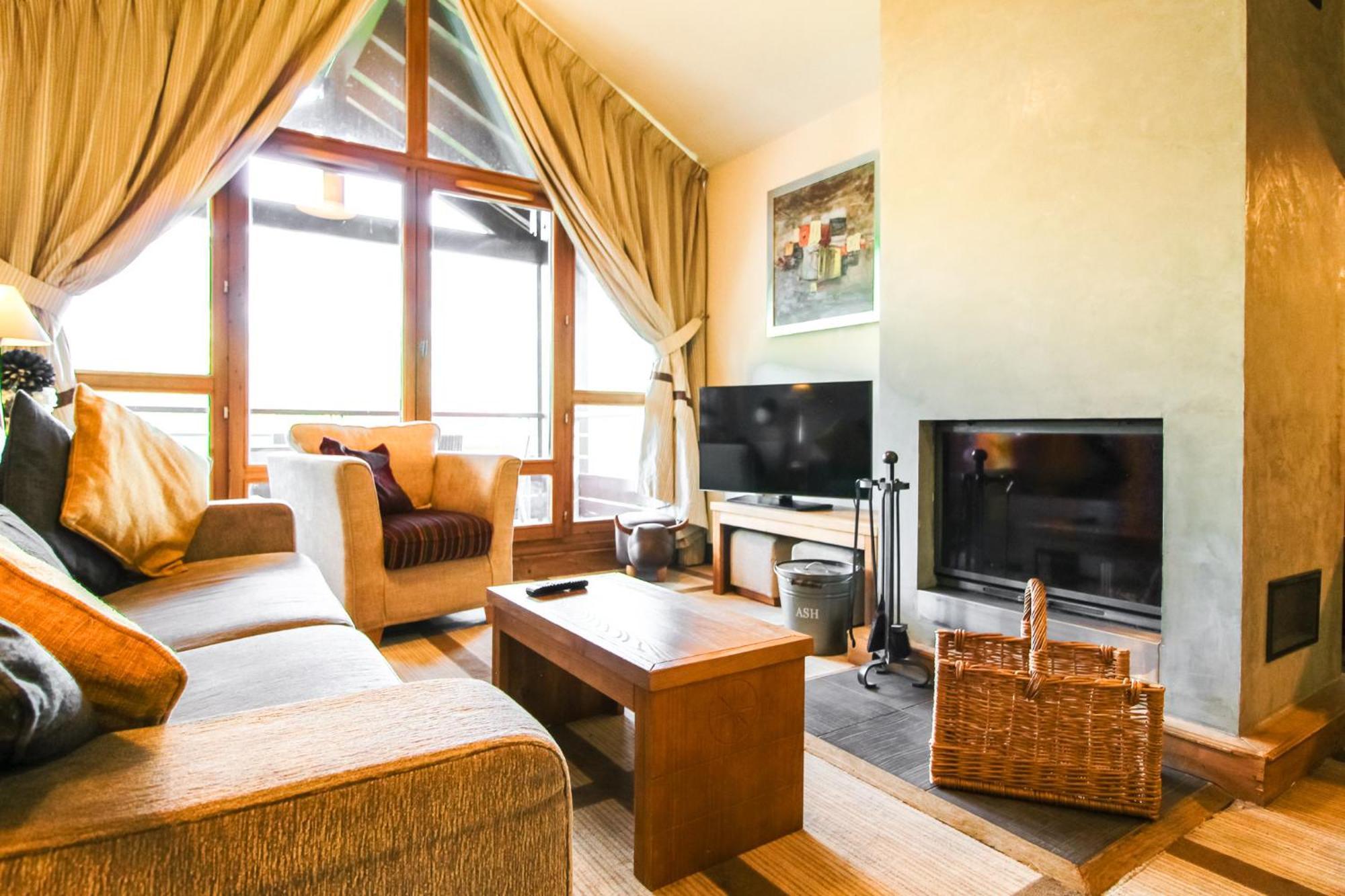Exceptional 3 Bed Penthouse With Fireplace And Stunning Views Flaine Kültér fotó
