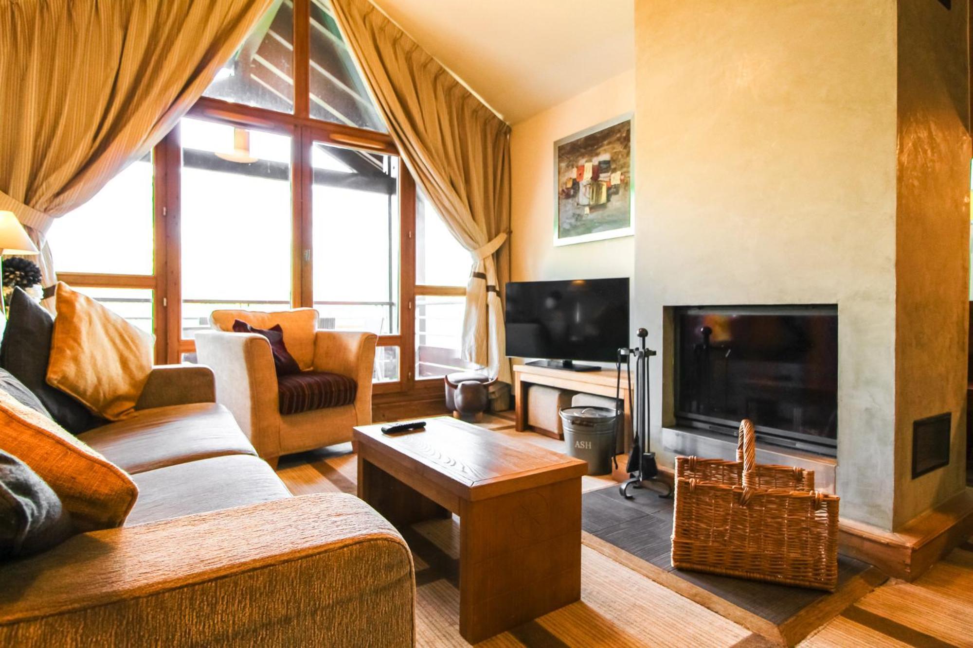 Exceptional 3 Bed Penthouse With Fireplace And Stunning Views Flaine Kültér fotó
