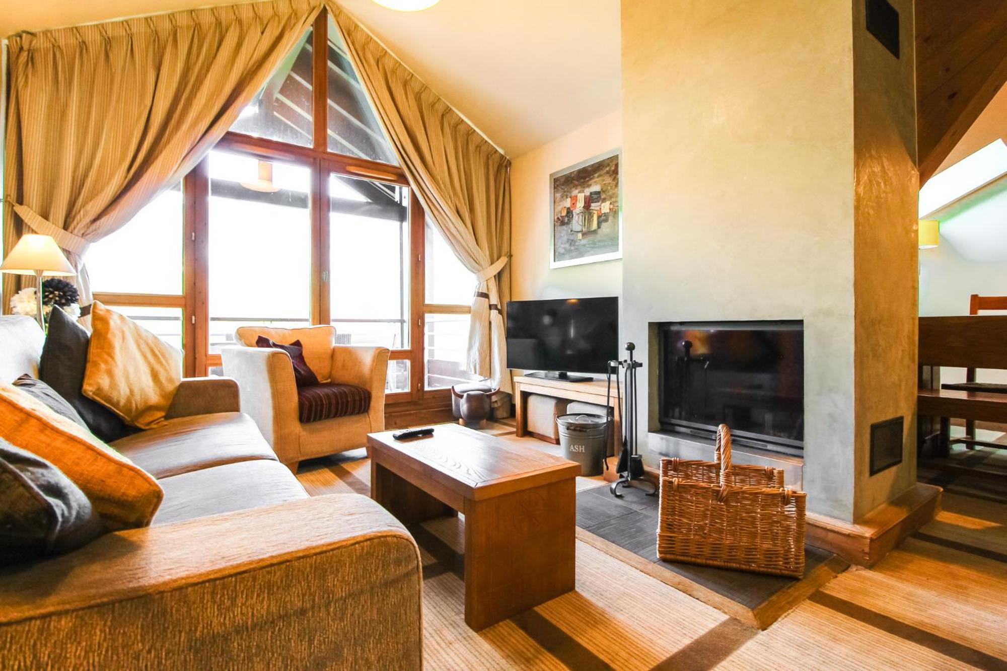 Exceptional 3 Bed Penthouse With Fireplace And Stunning Views Flaine Kültér fotó