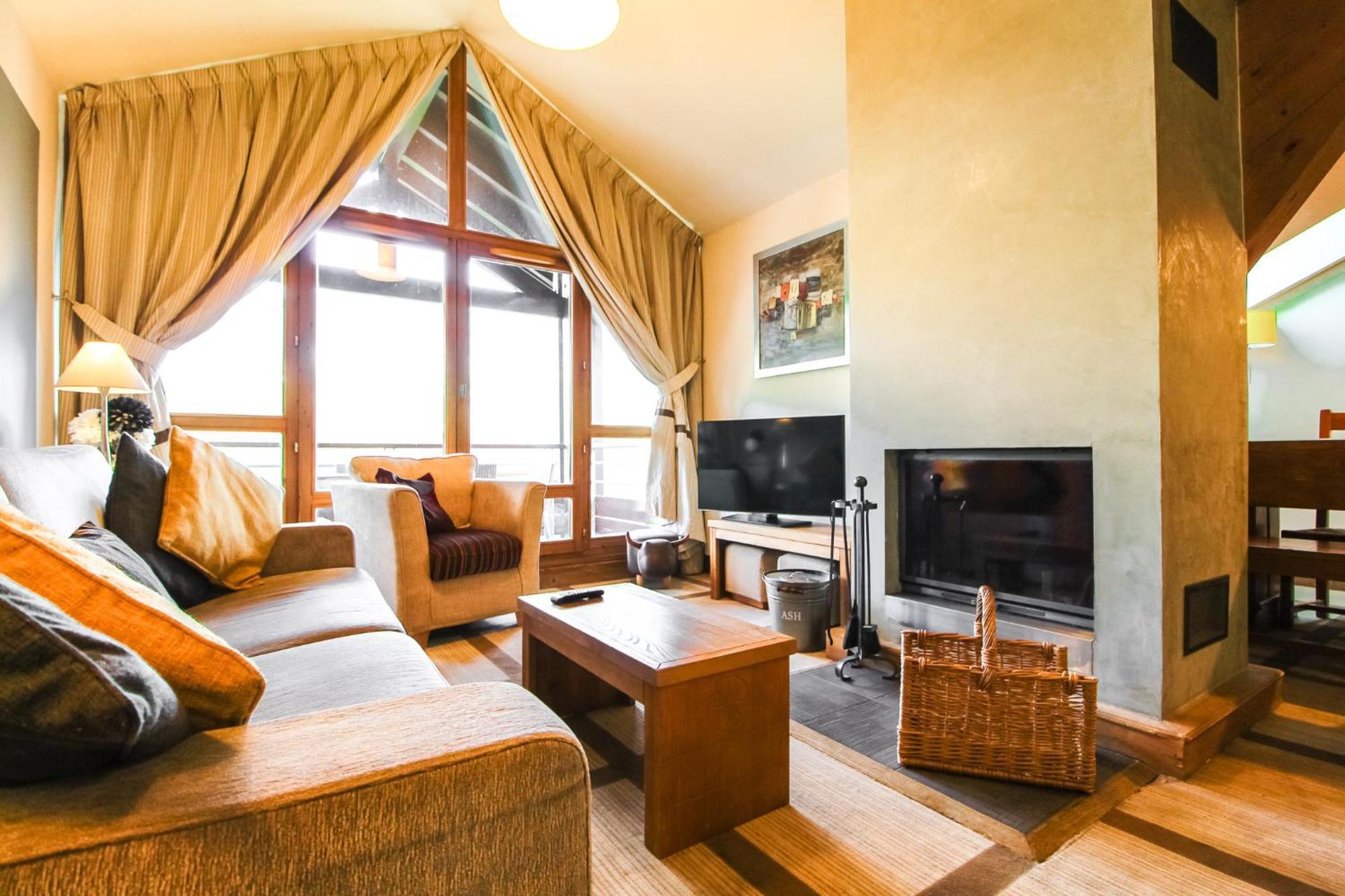 Exceptional 3 Bed Penthouse With Fireplace And Stunning Views Flaine Kültér fotó