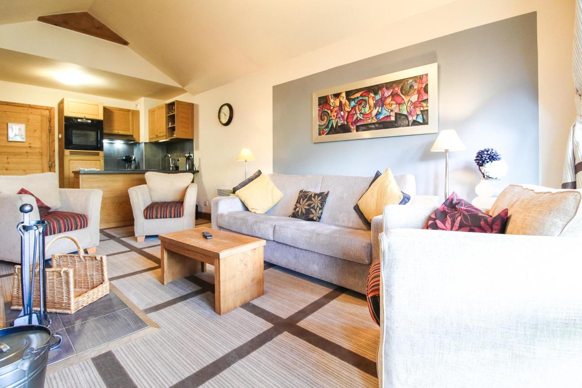 Exceptional 3 Bed Penthouse With Fireplace And Stunning Views Flaine Kültér fotó