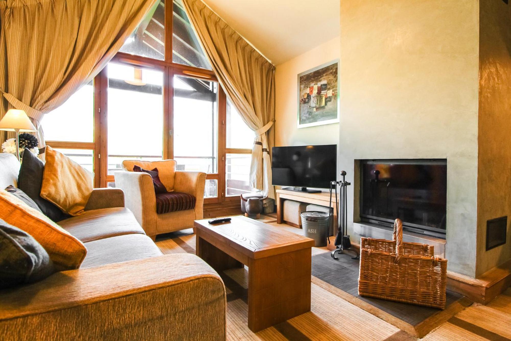 Exceptional 3 Bed Penthouse With Fireplace And Stunning Views Flaine Kültér fotó