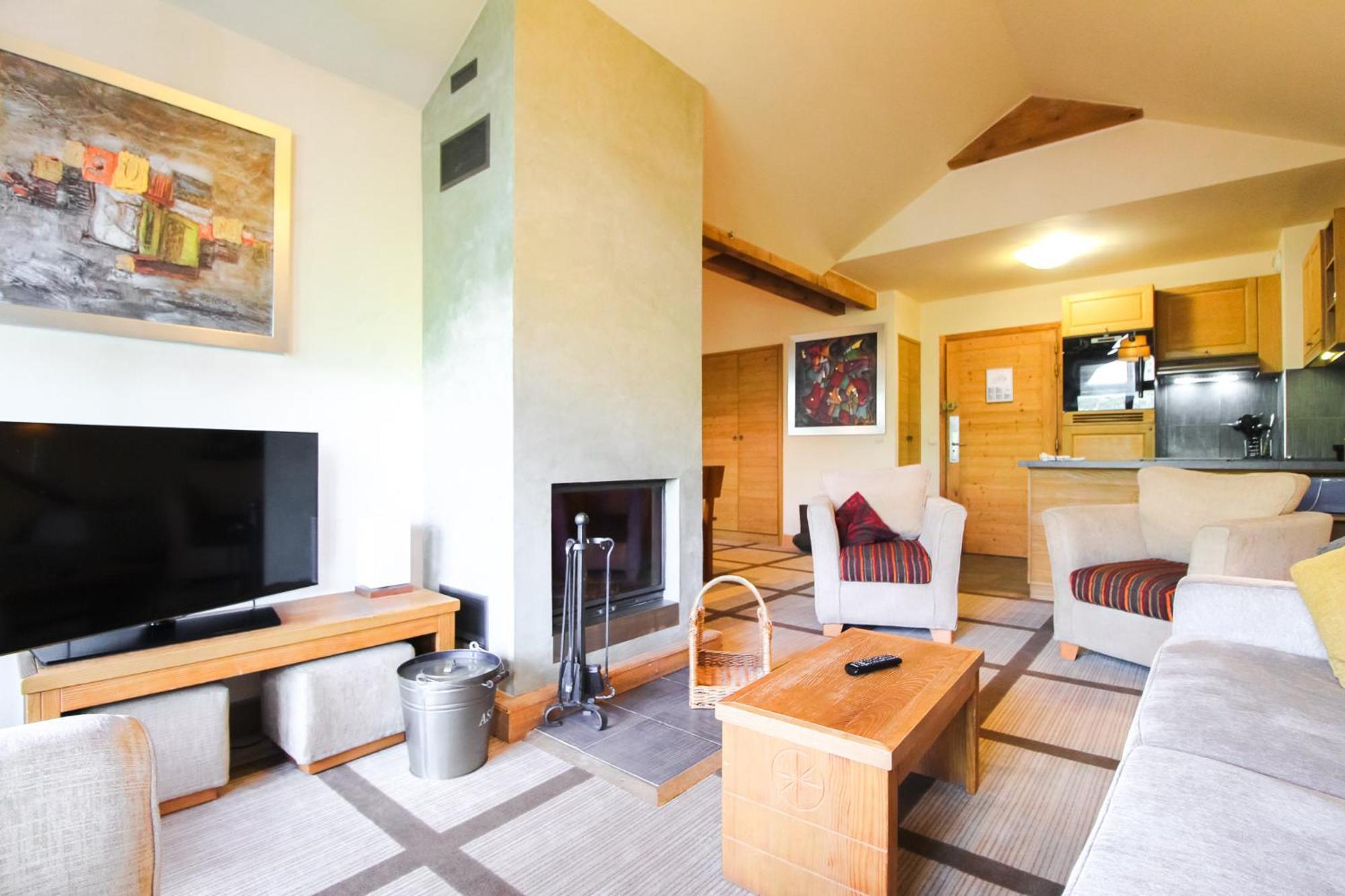 Exceptional 3 Bed Penthouse With Fireplace And Stunning Views Flaine Kültér fotó