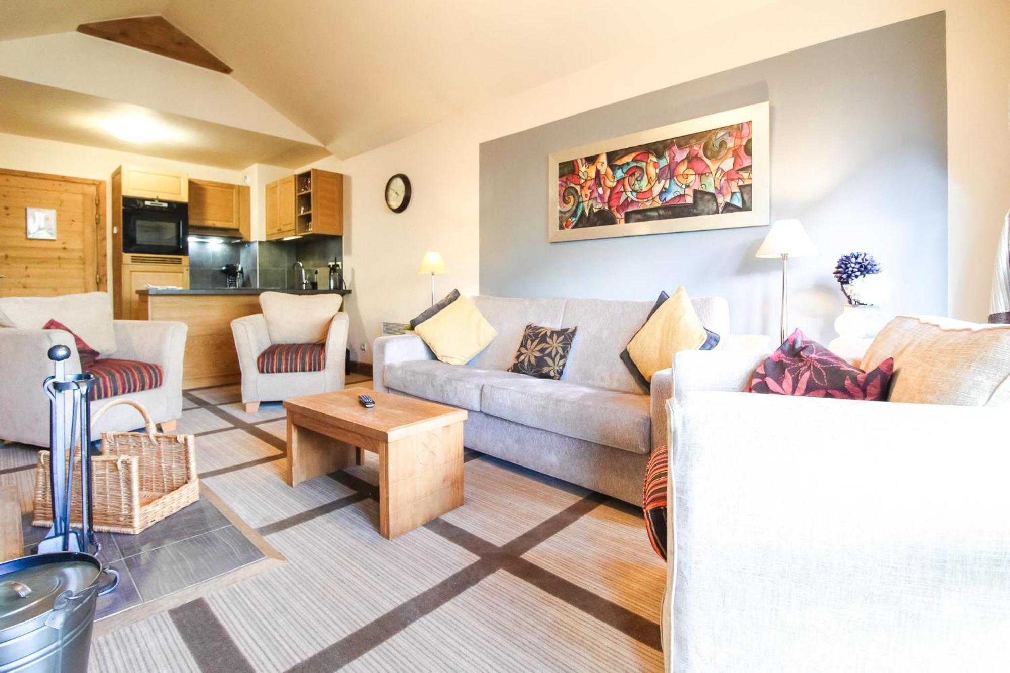 Exceptional 3 Bed Penthouse With Fireplace And Stunning Views Flaine Kültér fotó
